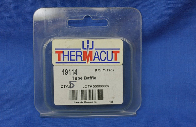 5 New Thermacut 19114 Baffle Tubes p/n T-1202 fits ESAB / L-Tec PT-17 PT-17A
