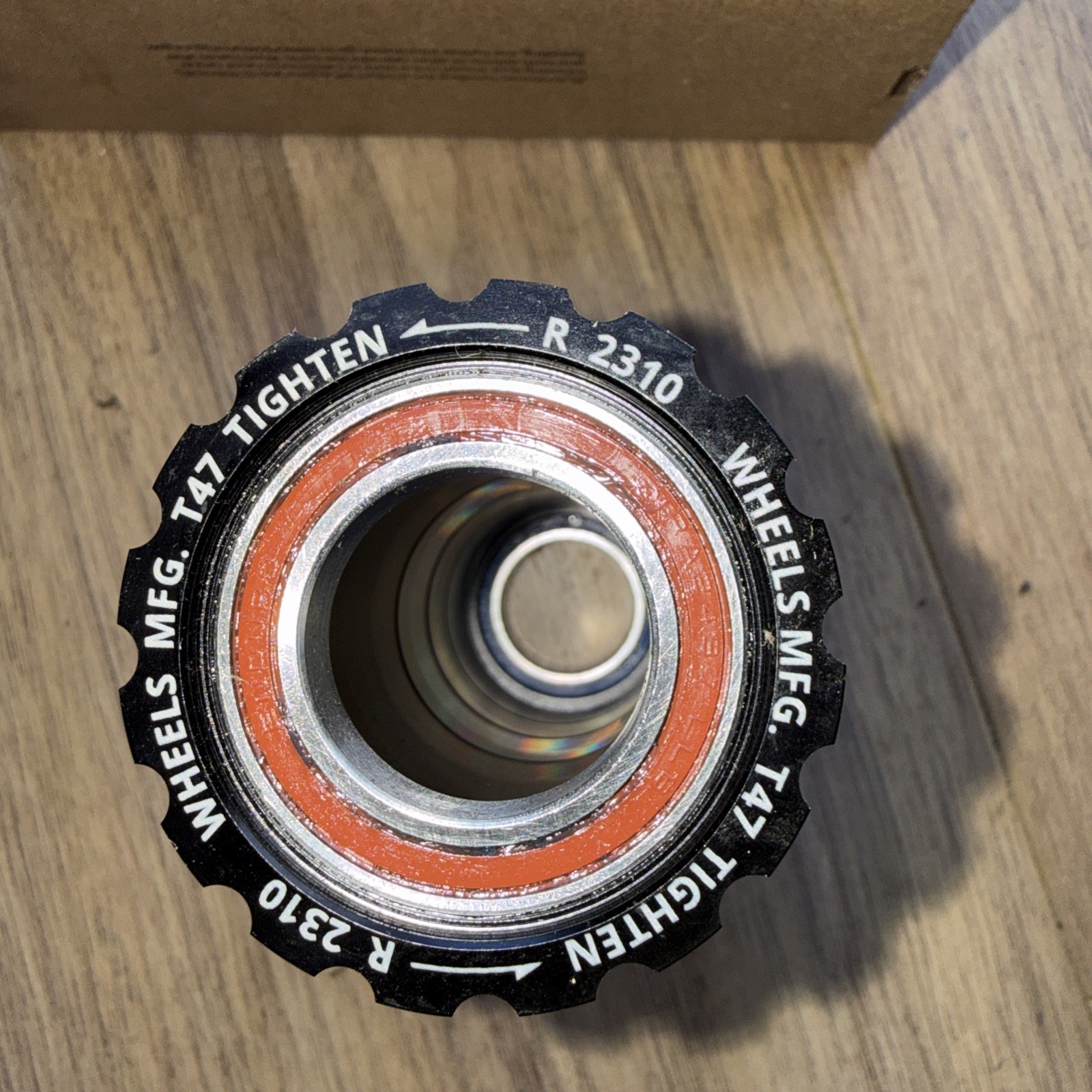 Wheels Manufacturing T47 Inboard Bottom Bracket with Angular Contact Bearings