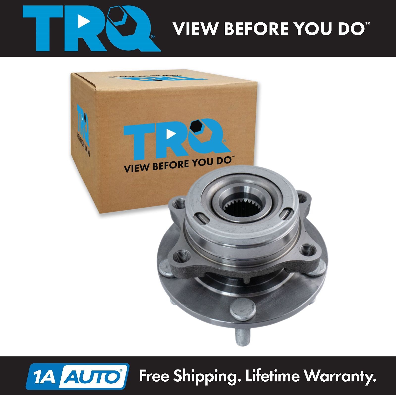 TRQ Front Left Right Wheel Hub Bearing For 2004-2006 INFINITI G35