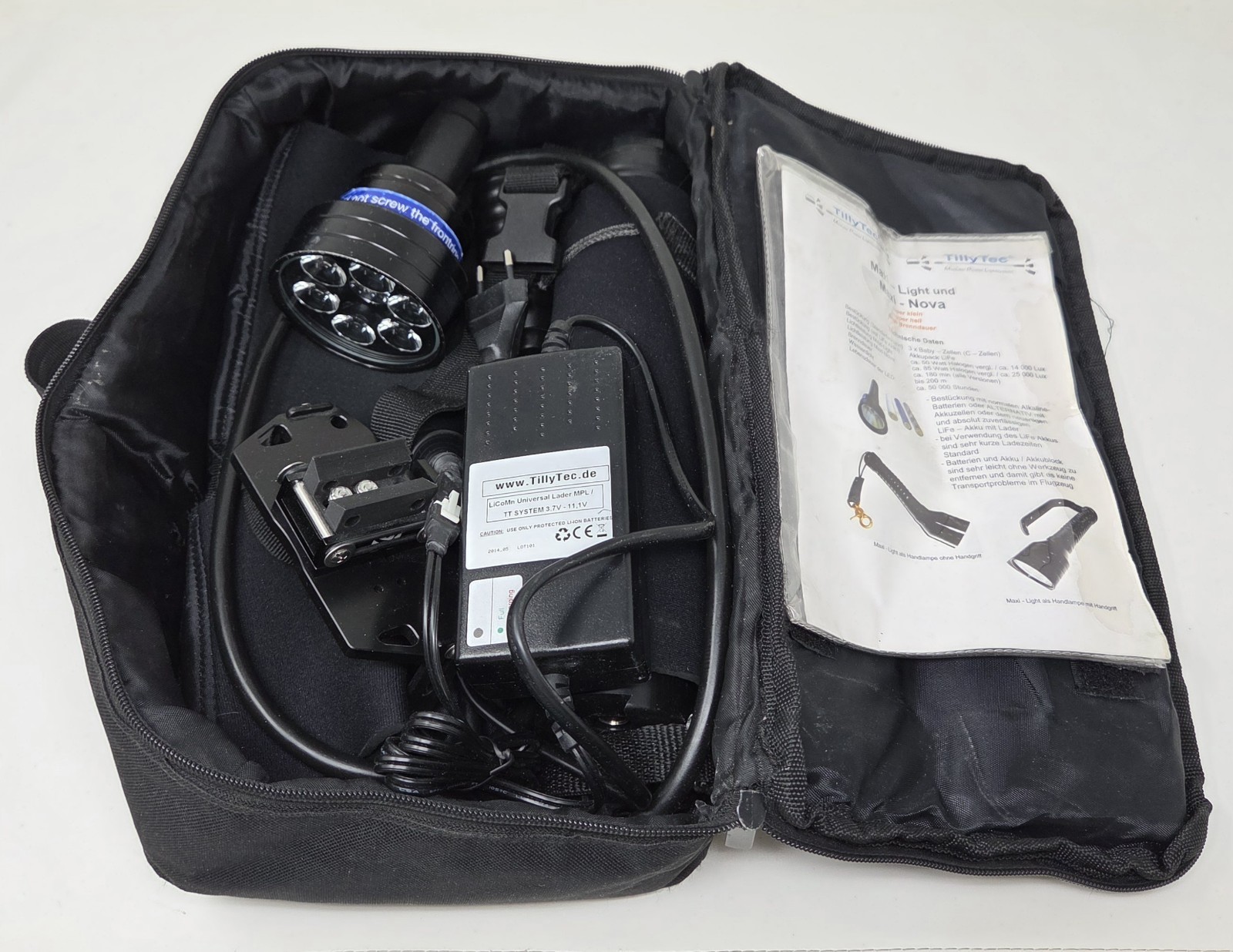 TillyTec Modular Dive Light System – Maxi-Light/Maxi-Nova Set w/ Accessories