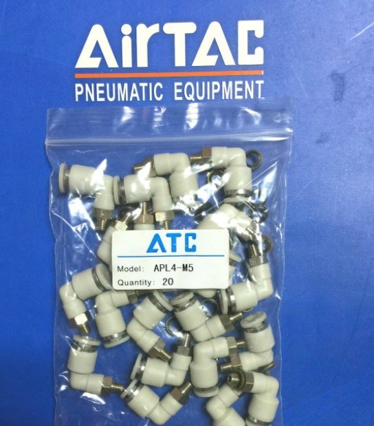 1Bag/20pcs New AirTAC APL4-M5 APL4M5 Fittings *tm