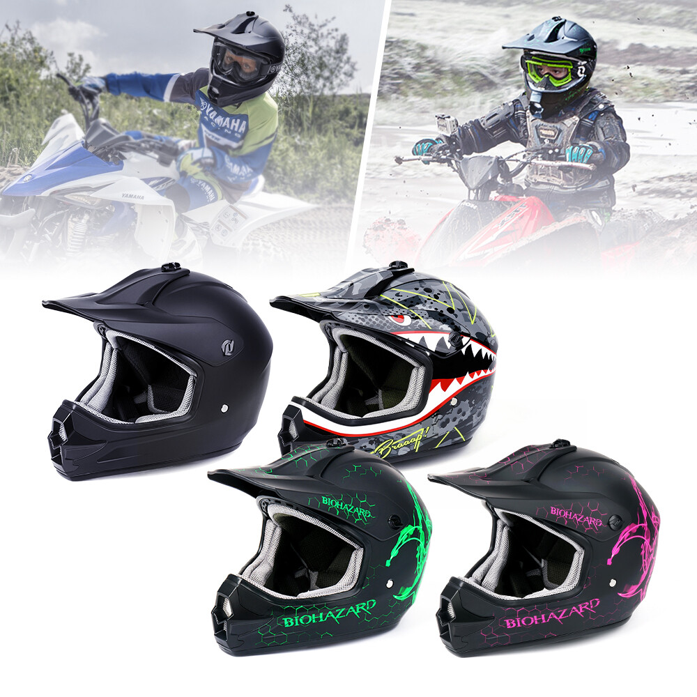 Snowboard DOT Off Road Motorcycle Motocross Dirt Bike ATV Helmet for Youth S-XL