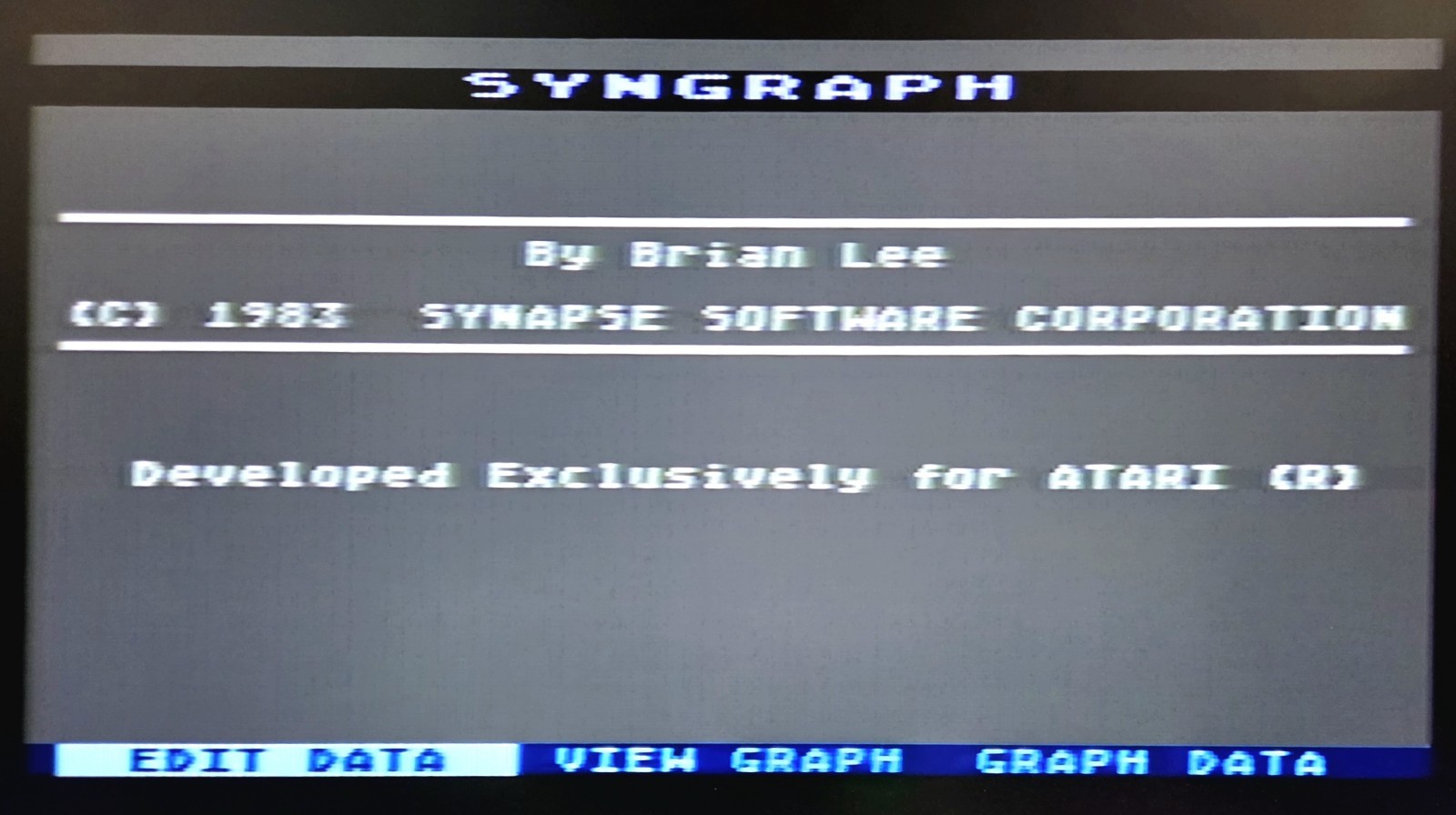 SynCalc, SynFile+, SynTrend with SynStat & SynGraph by Synapse for Atari
