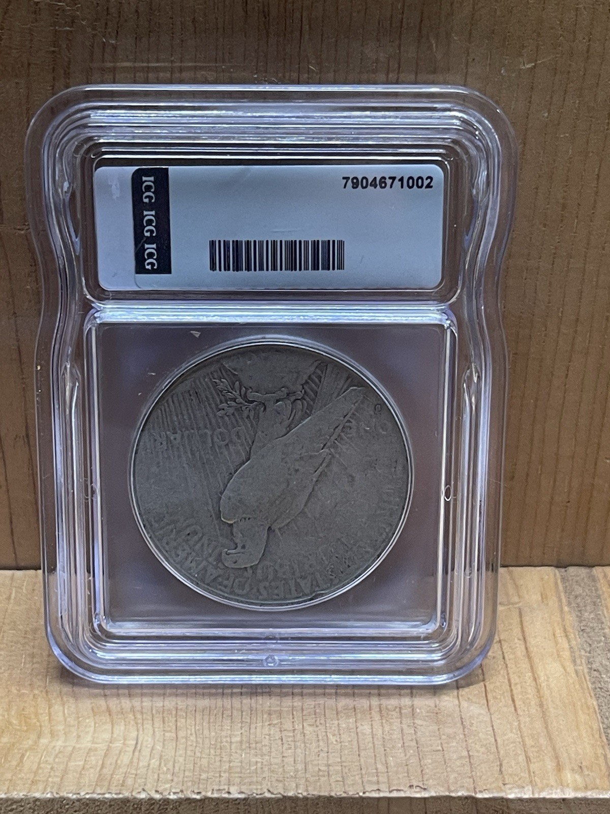 ICG Genuine 1935-S Silver Peace Dollar