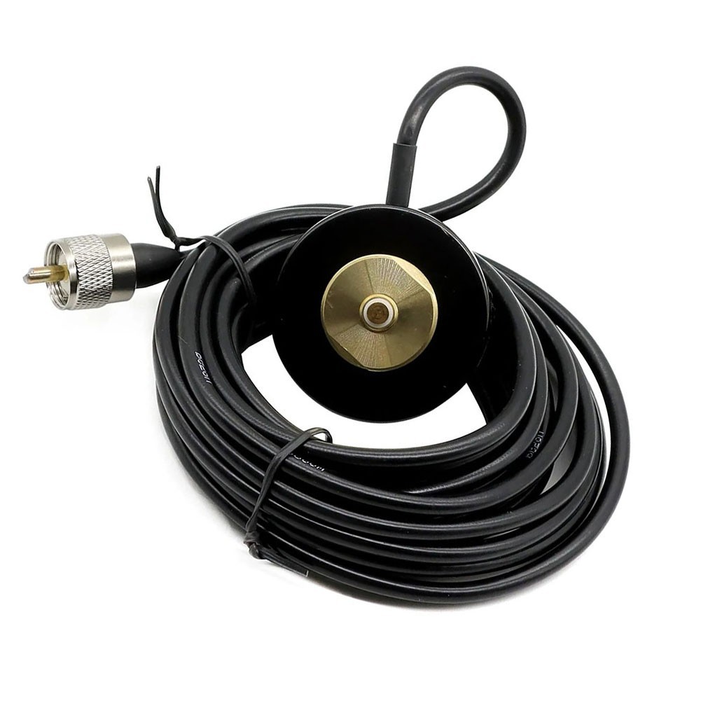 Reliable NMO Antenna Mount Base with Strong Magnet PL259 Connector 5M Cable