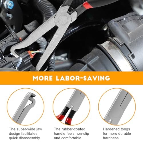 Car Clip Pliers/Disassembly Tools,Efficient Multi-Functional Automotive Black