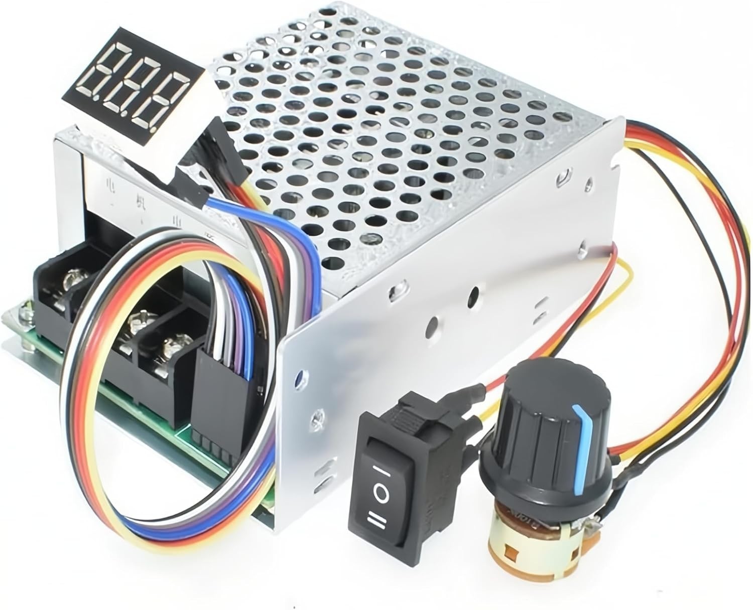 10-55V 60A Stepless Speed Controller for Brushed Motors - Forward/Reverse Switch