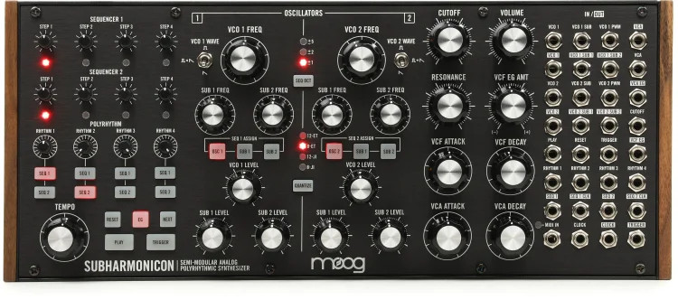 Moog Subharmonicon Semi-Modular Polyrhythmic Analog Synthesizer