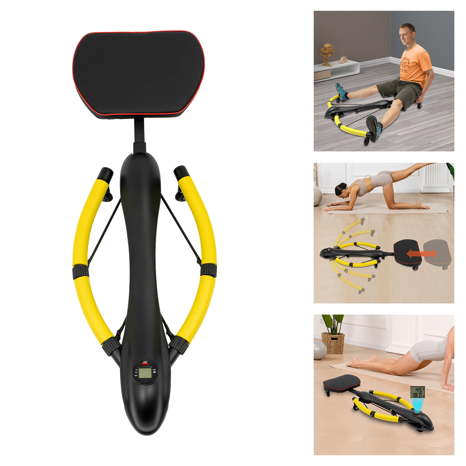 Body Workout Machine Abdominal Exercise Machine Rowing Machine Home Gym USA