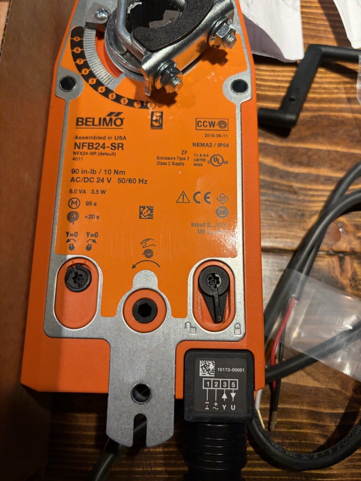 Belimo NFB24-SR Damper Actuator New Open Box Never Used
