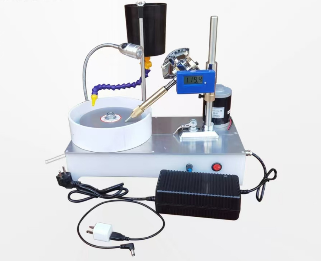 Gemstone Grinding Faceting Machine Digital Display Gem Jade Jewelry Polisher120W