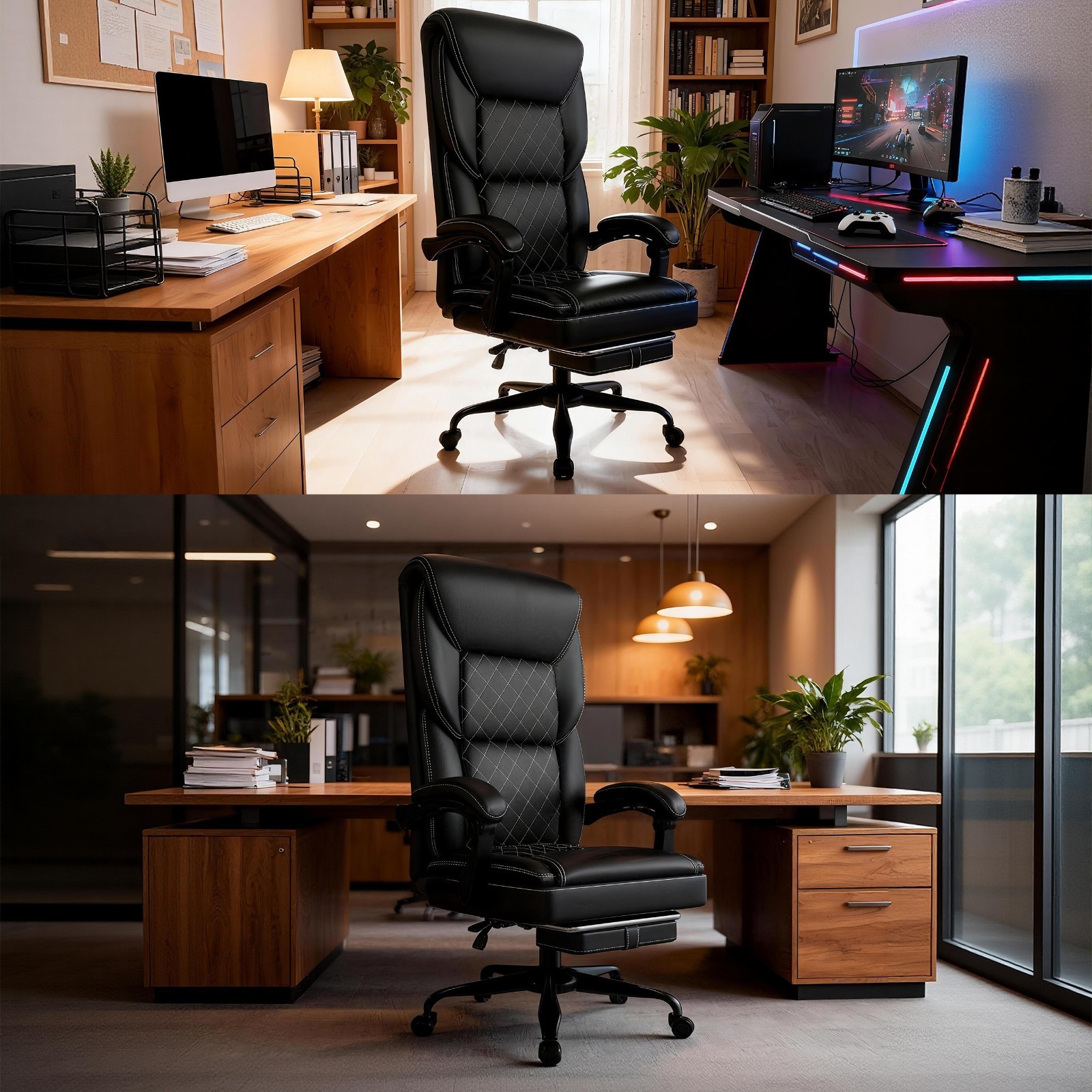 ❄️FREE SHIPPING!❄️Office/Computer/Reclining Chair +Wheels +Thick Padding +More!