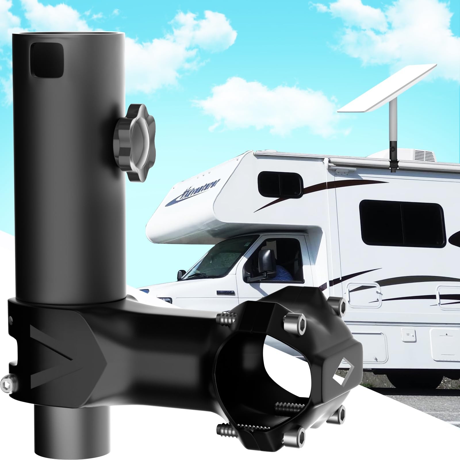 Starlink Gen2 Rv Mount with Pipe Adapter RV Lander Short Bracket Accessories for
