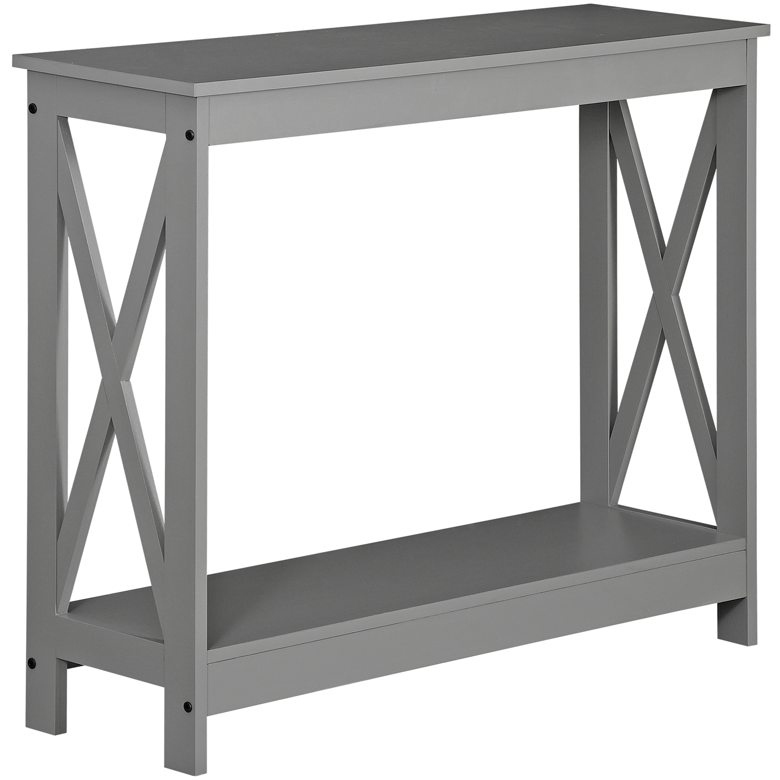 39" Console Table Along Bed Accent Side Stand Display Storage Shelf Entryway