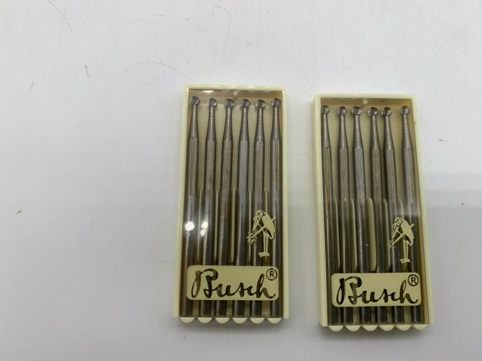 Ball Burs, Busch Burs, Figure 1  023  Ball Burs, Lot Of 12 Pieces (2-packs) NOS