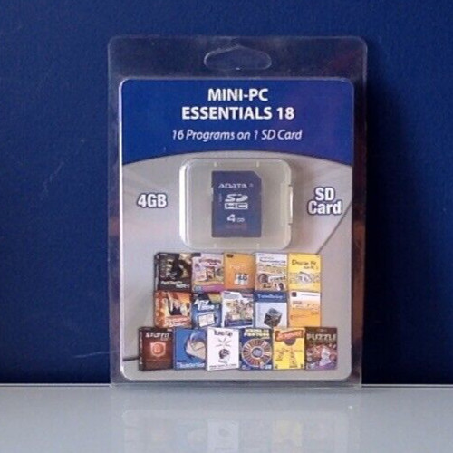 Mini-PC Software Essentials 4 GB SD Card - New
