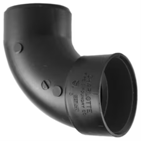 90 Deg Street Elbow, 4 In Hub X Spigot,  1Whz9