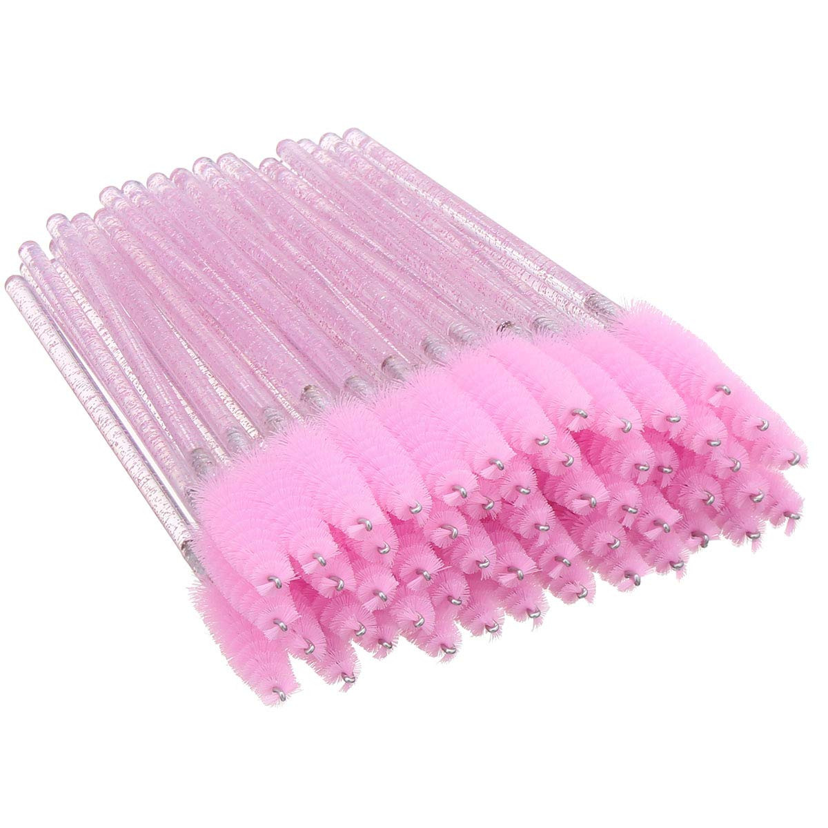 100 PCS Disposable Mascara Brushes Crystal Eyelash Brushes Mascara Wands Applica