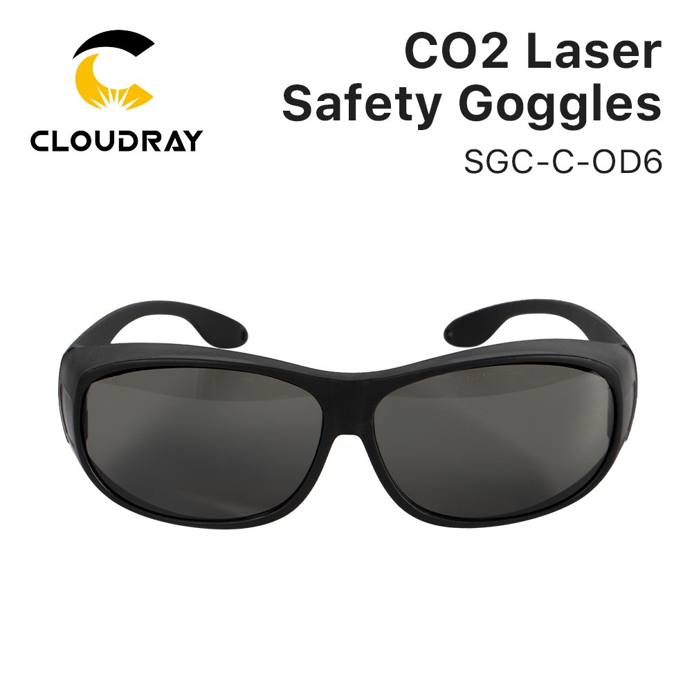 Cloudray 10.6um OD6+ Protective Laser Safety Goggles Glasses for CO2 Engraver