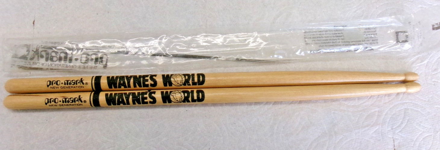 Wayne's World Drum Sticks Brand New From the Filming Location Store - Cassell's