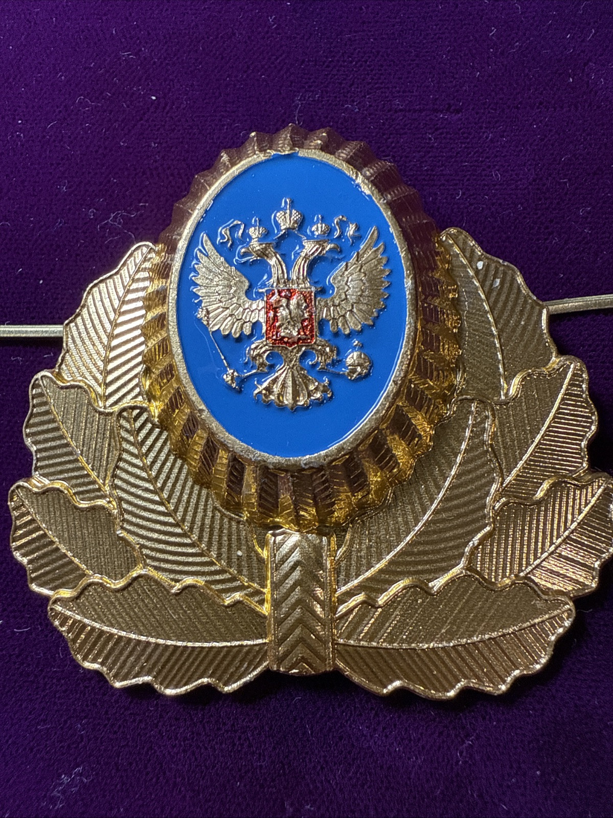 Russia Ministry of JUSTICE Cockade of a Uniform Cap of Prosecutor's Office