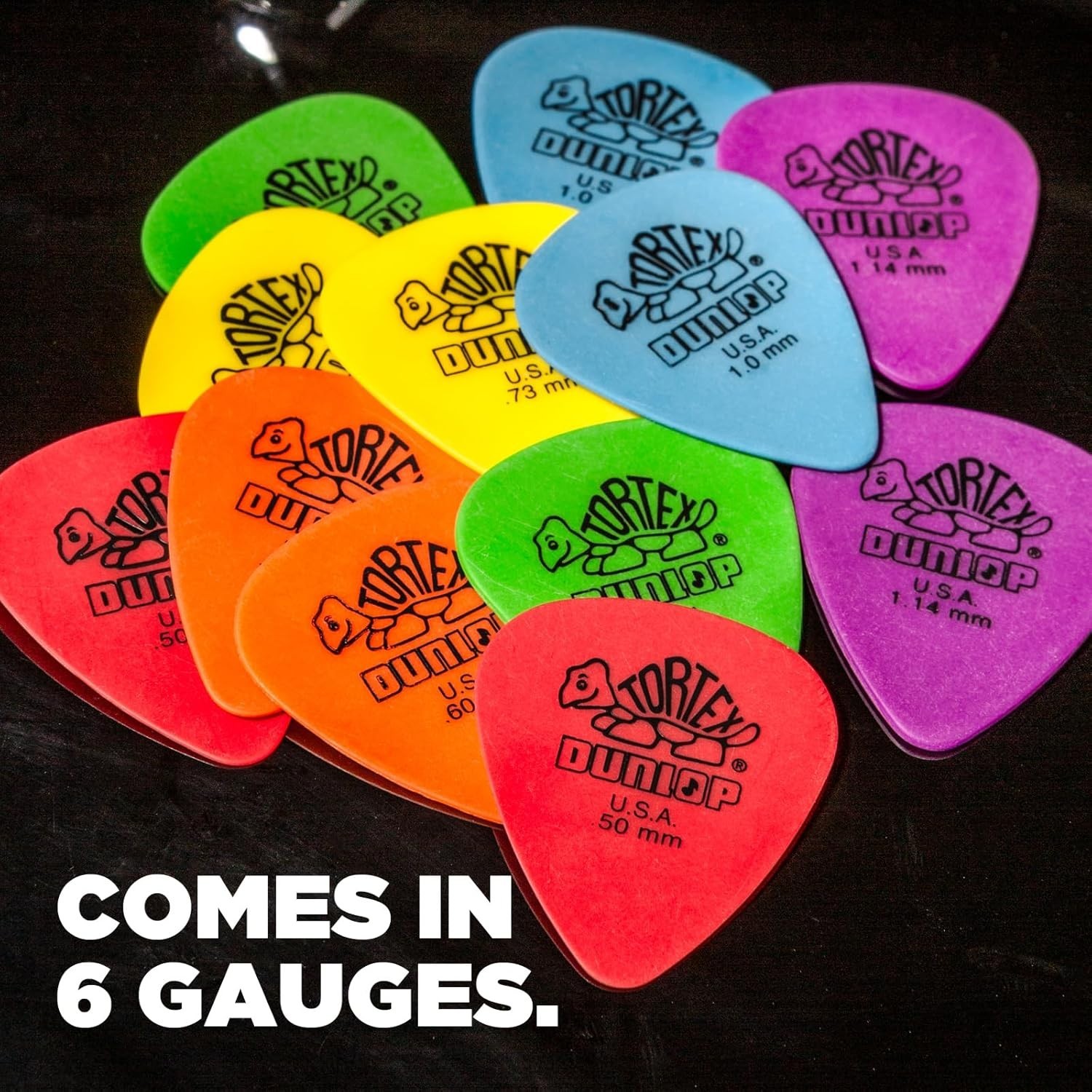 Tortex Standard Pick 12 Pack - Orange, .60MM
