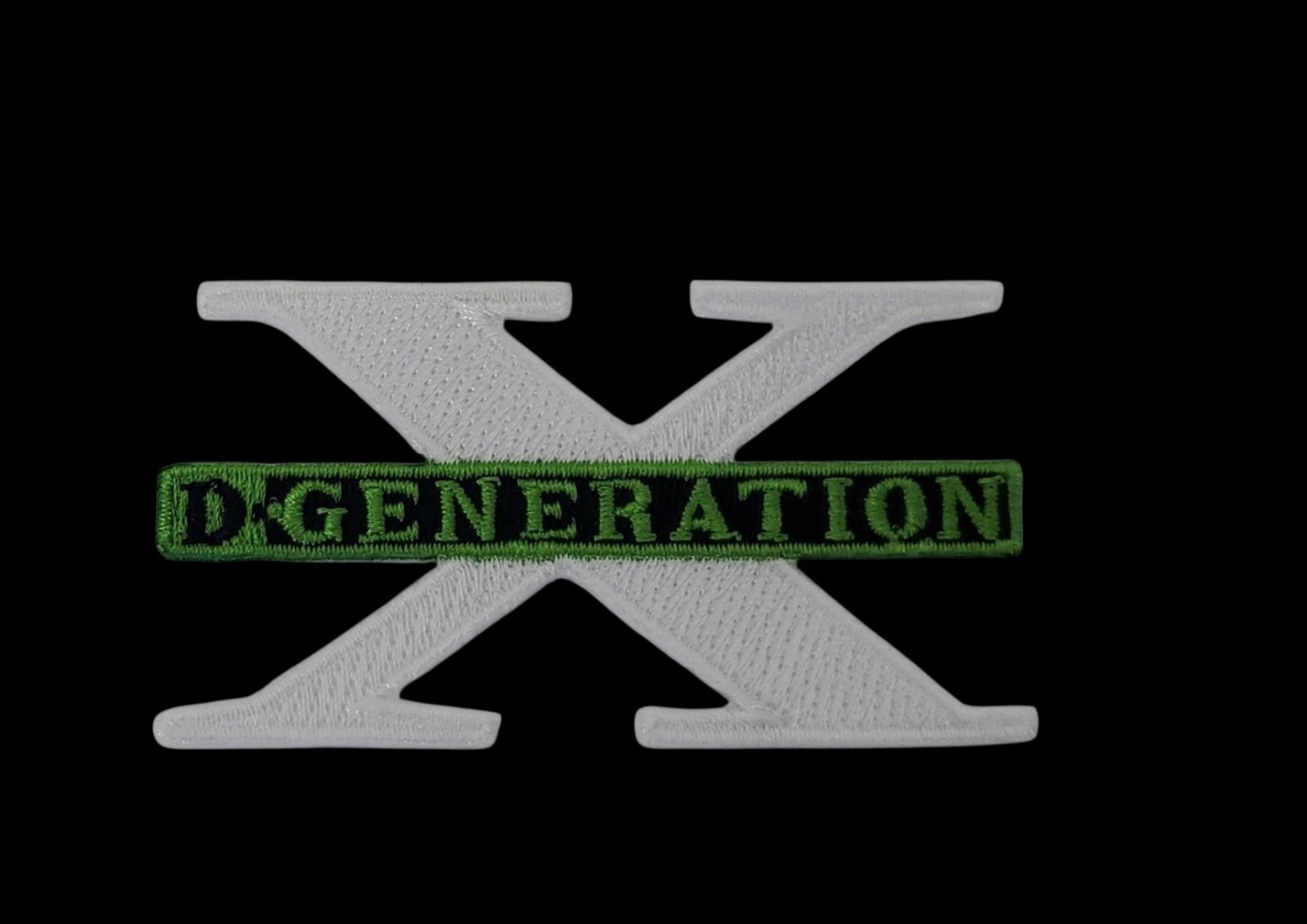 D-Generation X DX Wrestling Embroidered Patch 3" x 1.75" Iron-On Sew-On