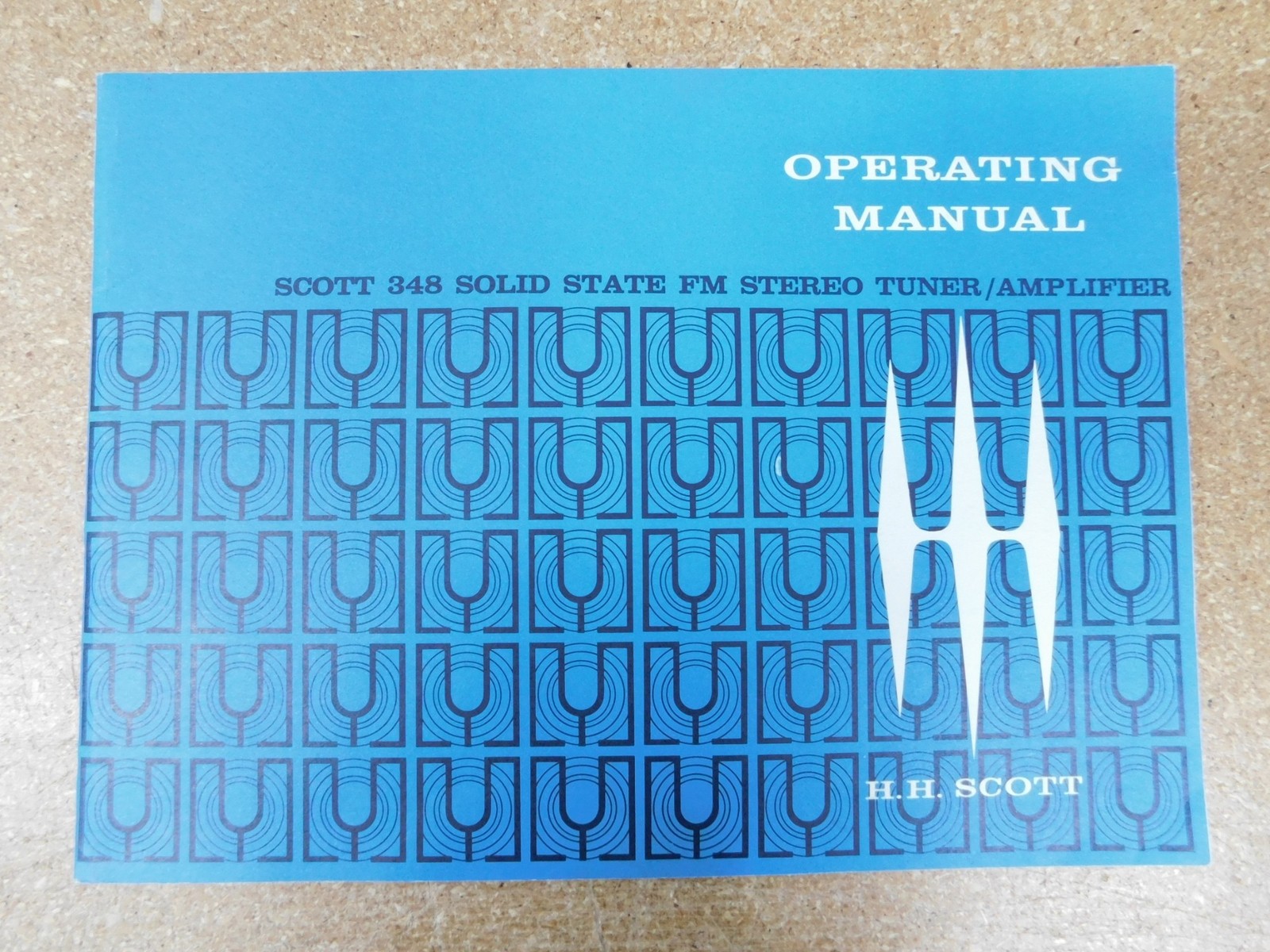 H.H. Scott 348 FM Stereo Tuner/Amplifier Operating Manual (original)