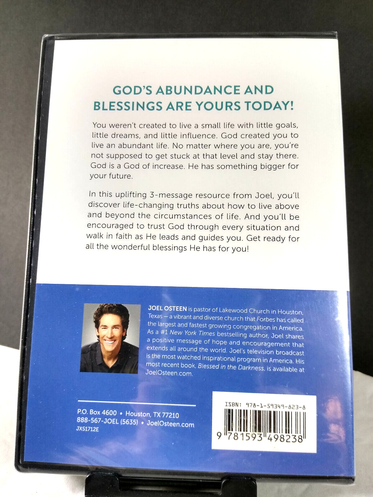 Joel Osteen ~ Living Above & Beyond ( CD/DVD Set )