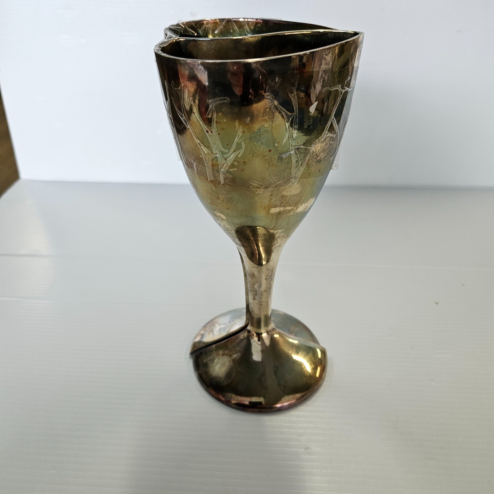 Lenox Silver Plated Toasting Wedding Collection Goblets / Cup