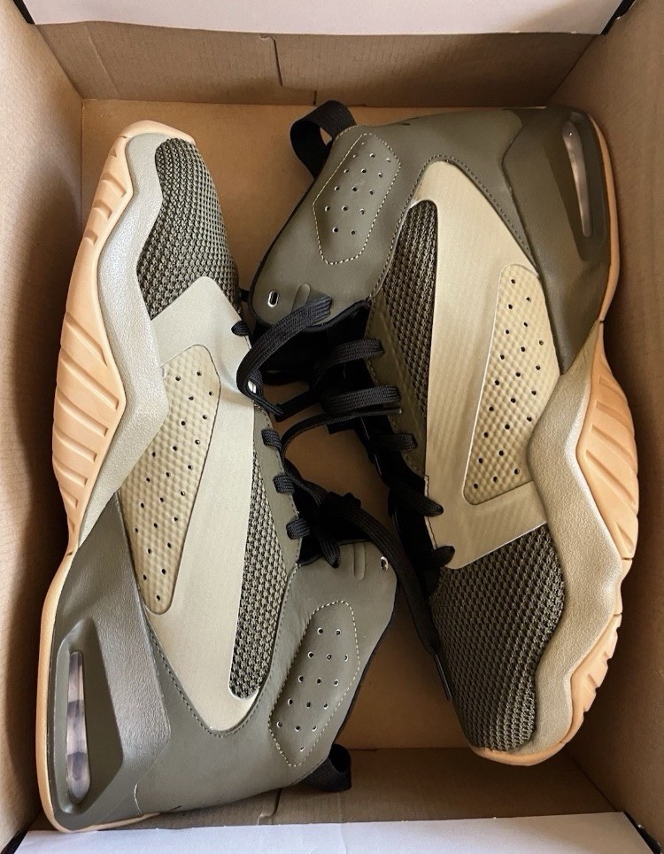 Nike Air Jordan Lift Off Men's🏀🔥Olive Canvas AR4430 200 SZ 11.5 No Box Top