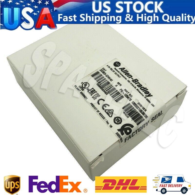 2023 NEW Factory Sealed Allen Bradley 2080-OW4I Micro 800 Relay Output 2080OW4I