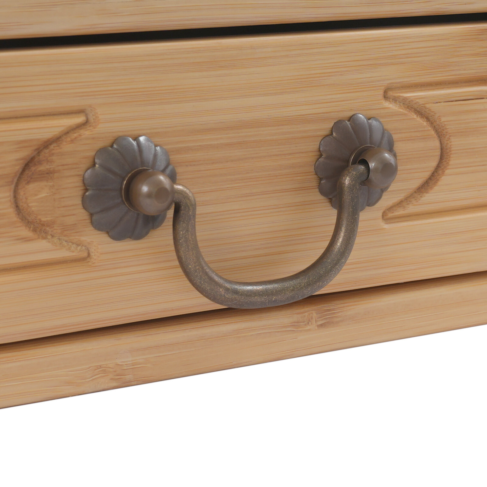 Freestanding Desktop Organizer Altar Table with Drawer Meditation Storage Table