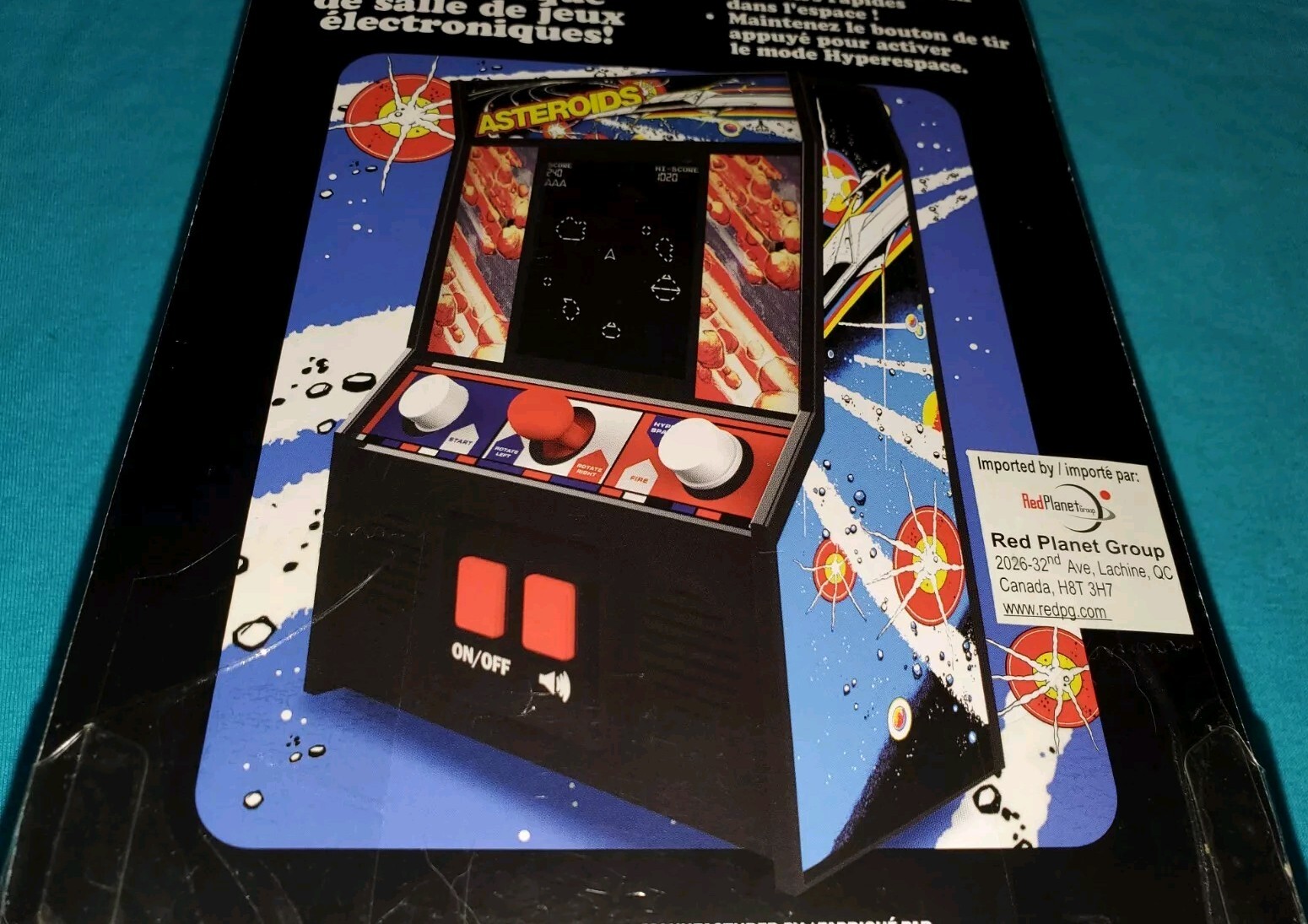 Asteroids (Basic Fun, 2017) Handheld Electronic Mini Arcade NEW *FREE SHIPPING*