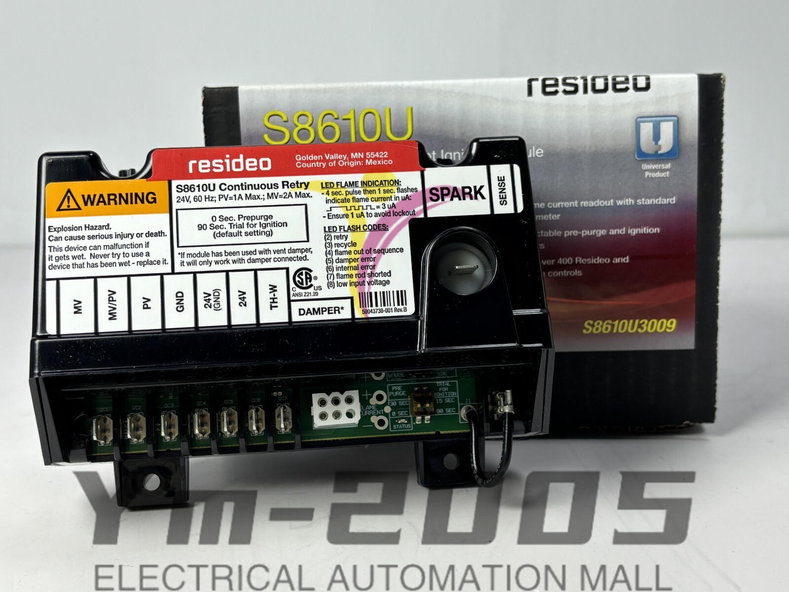 New Honeywell S8610U3009 Universal Intermittent Pilot Ignition Module