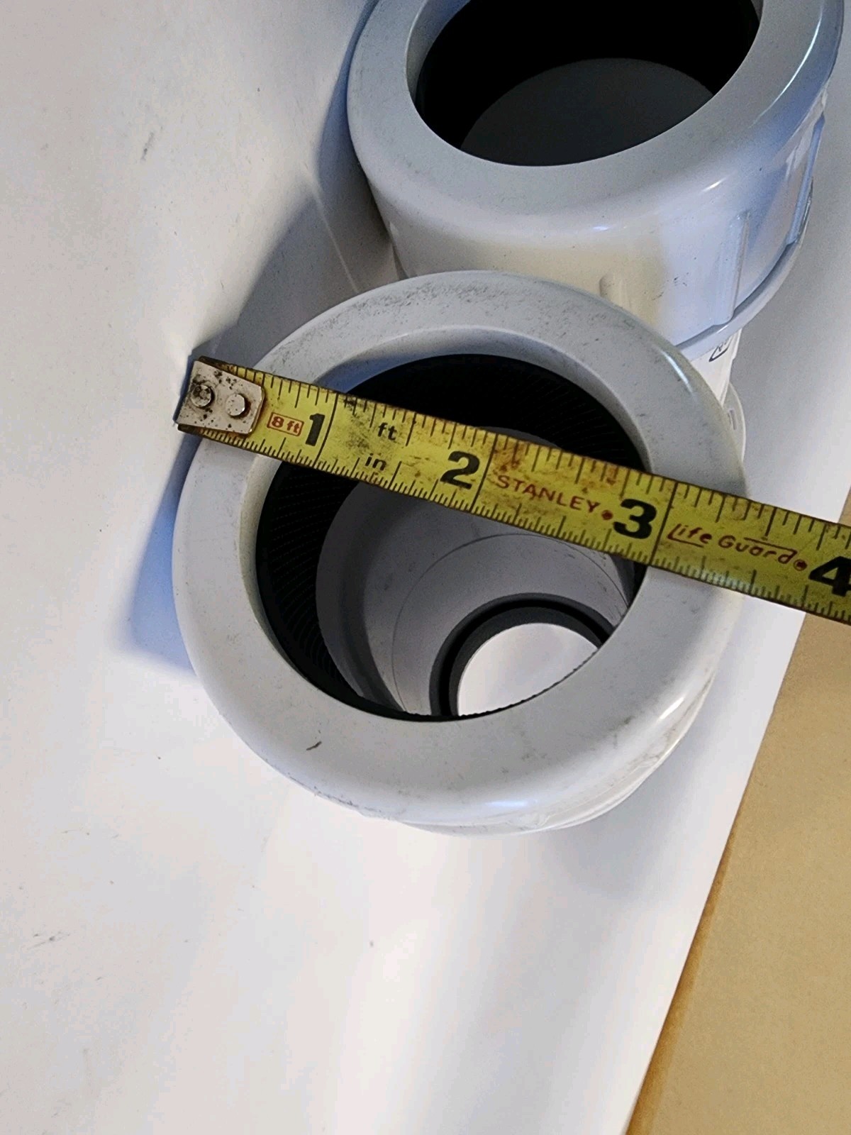 2 Pack Dura SC29-020 2" 150 PSI White PVC Compression Coupling Brand New