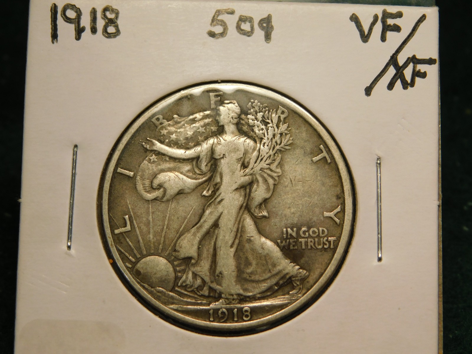 1918  Walking Liberty Half    Item # 11442