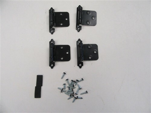 RICHELIEU SET OF (4) DOOR HINGE BP134 90 BLACK MARINE BOAT