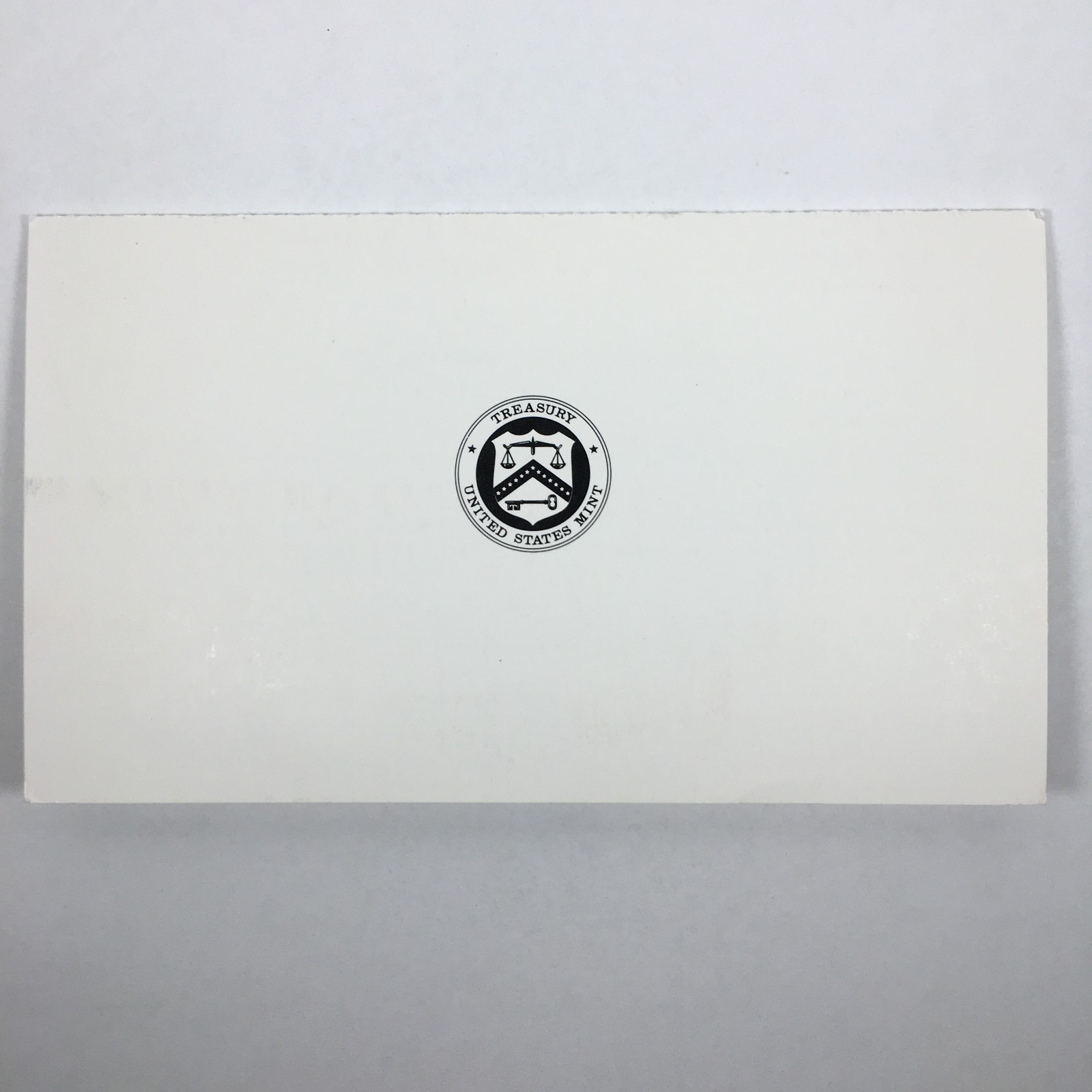 1987 Certificate of Authenticity - COA and Envelope for Mint Set - COA87MS