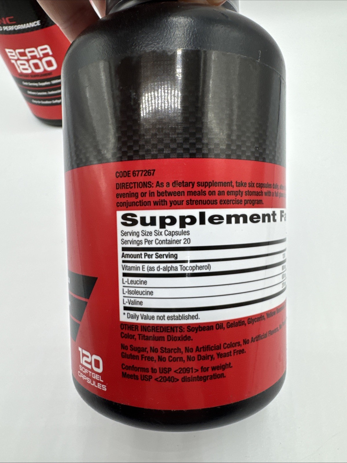 GNC PRO PERFORMANCE BCAA 120 Softgel Capsules X2 Bottles