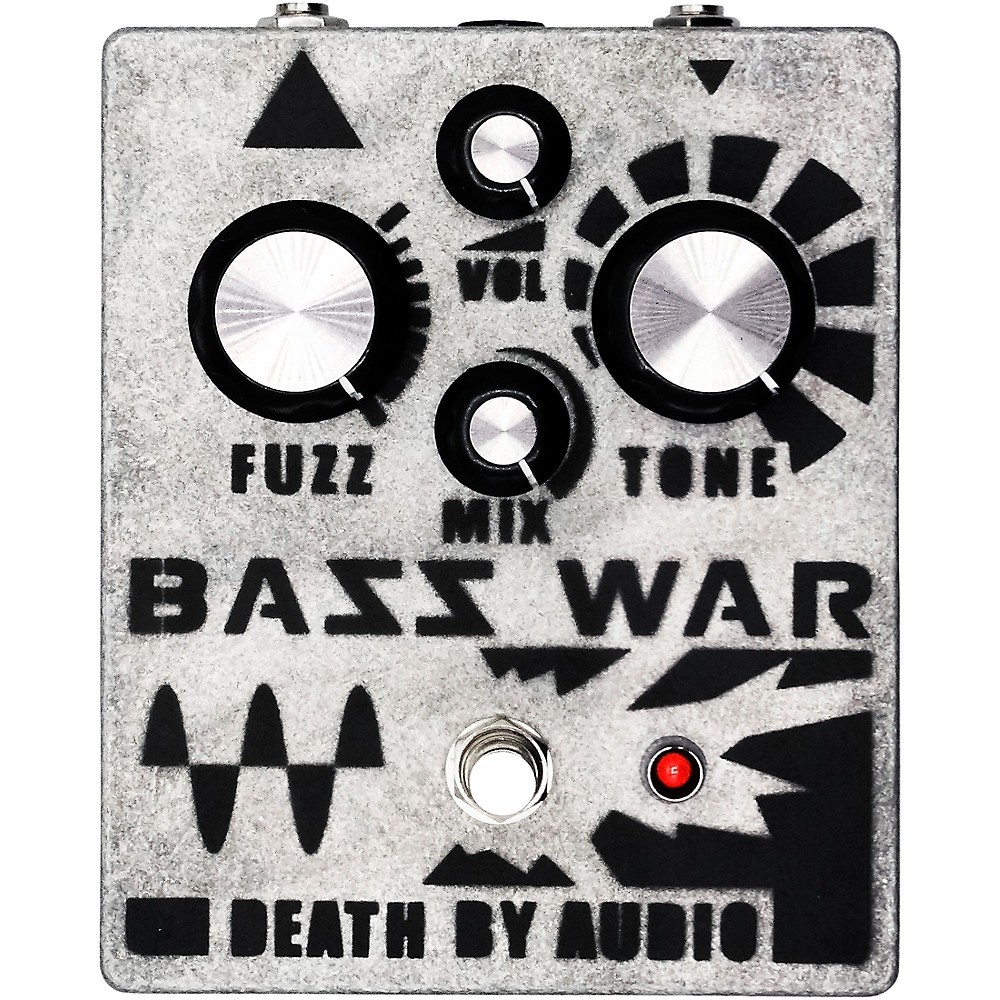 Death by Audio Bass War Fuzz/Distortion/Bass Effects Pedal Silver