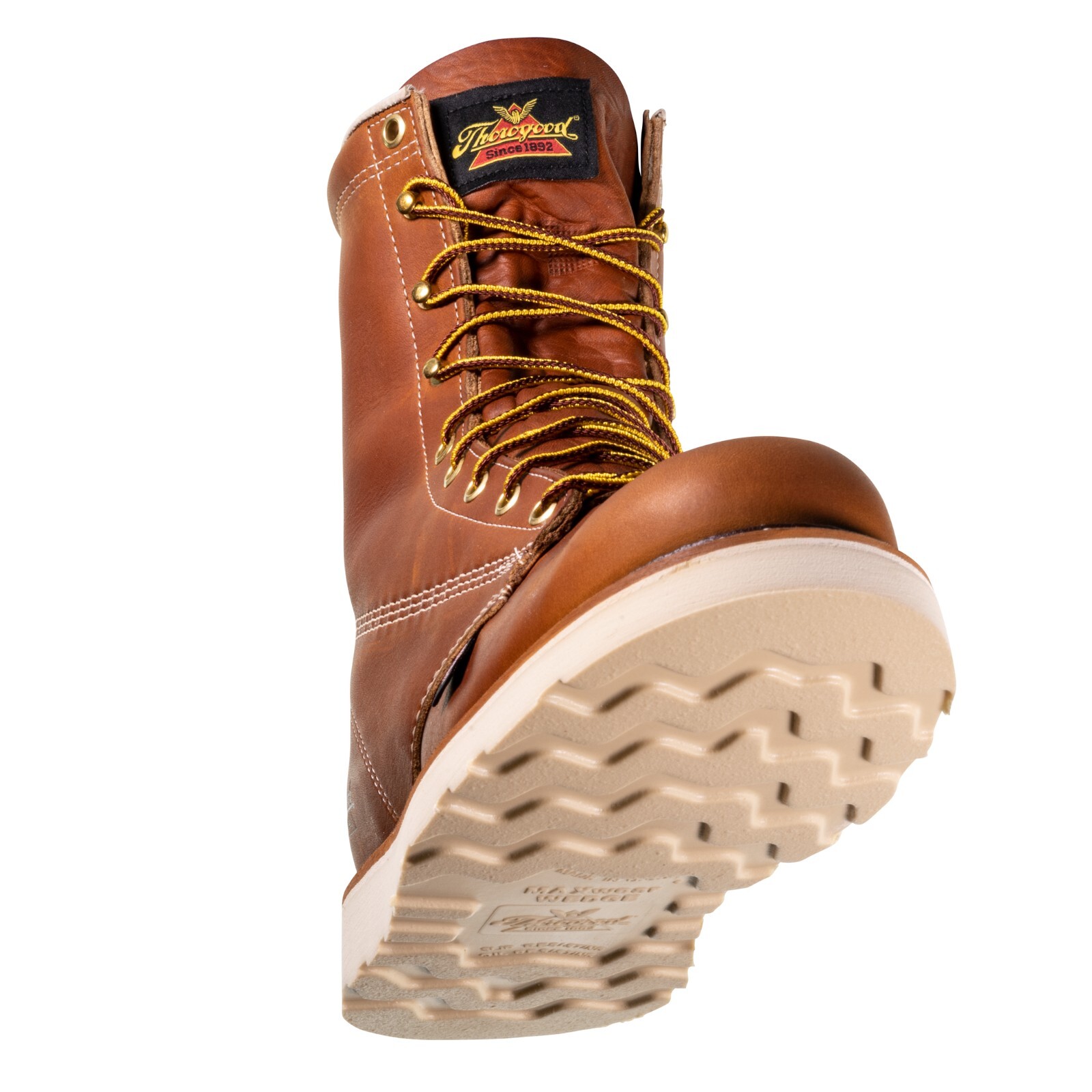 THOROGOOD AMERICAN HERITAGE PLAIN TOE WEDGE 8" WORK BOOTS 814-4364 - ALL SIZES