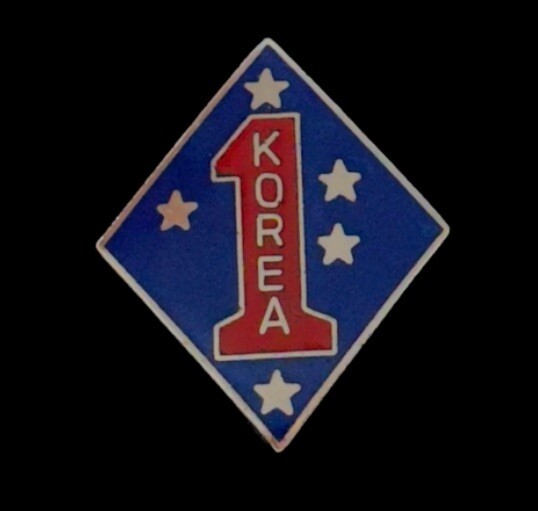 1st Marine Division Korea Pin