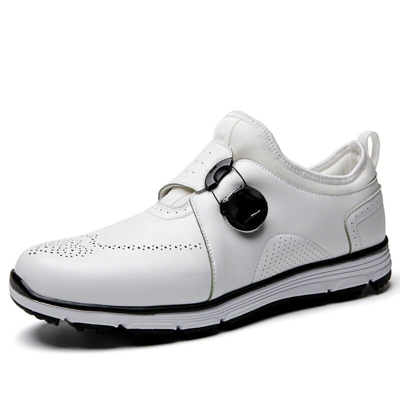 Men's Golf Shoes Waterproof Non-slip Golf Sneakers Outdoor Golfing Spikes Shoes