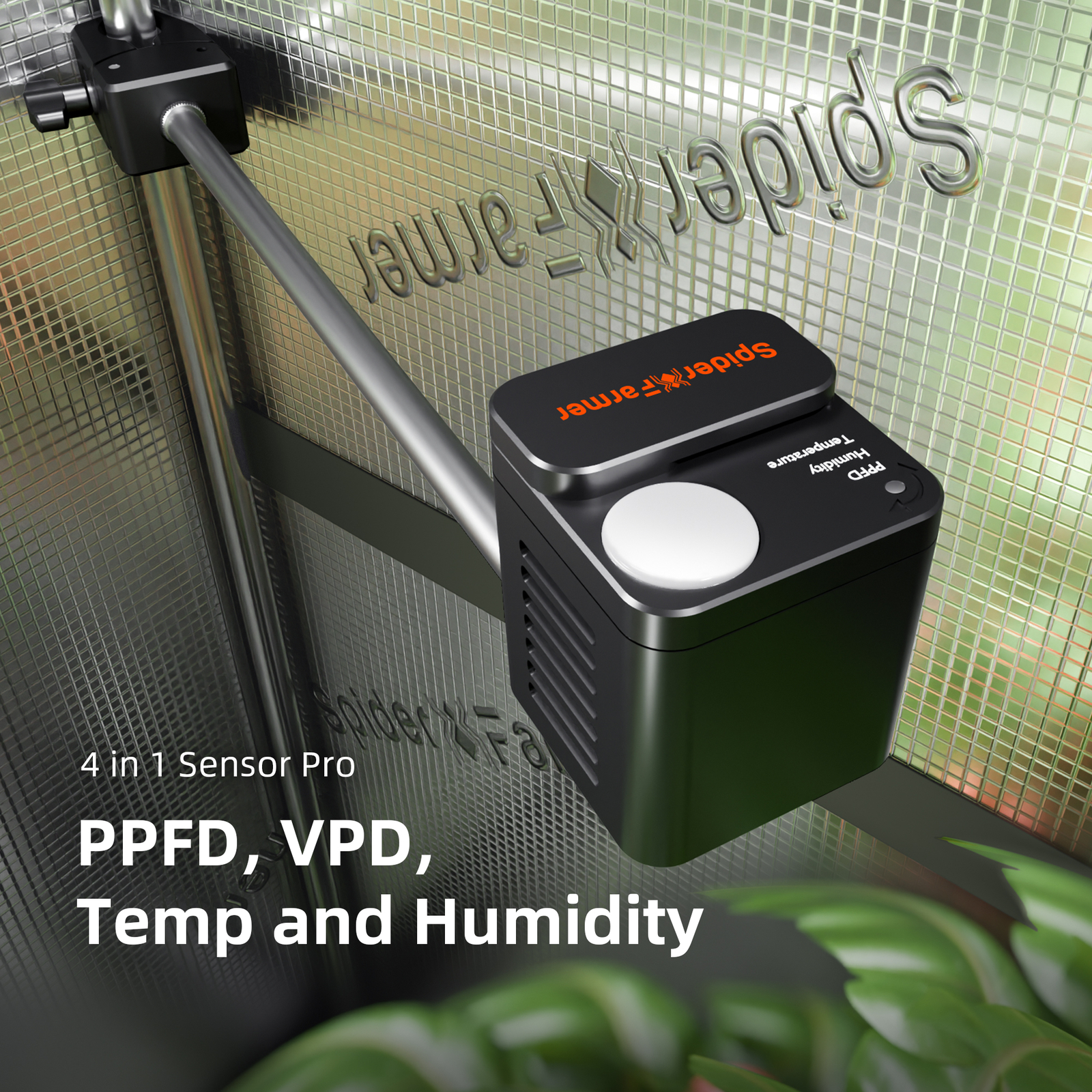 2025 Spider Farmer Genius Grow System Sensor Pro Kits CO2 Sensor and PPFD Sensor