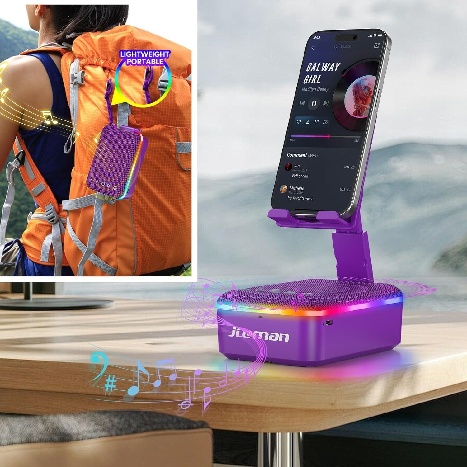 Tech Gadget Gift for Men Women - Bluetooth Speaker