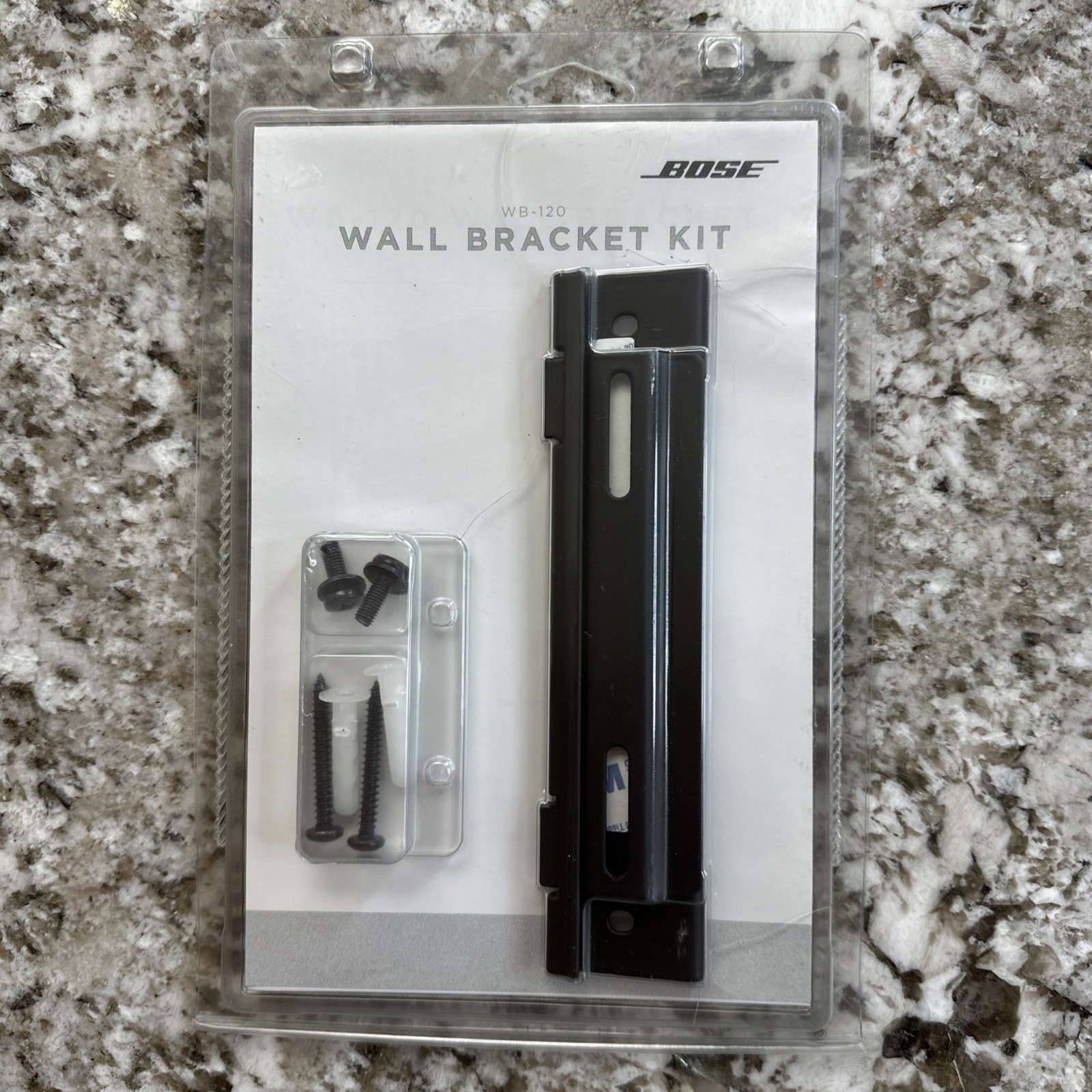 Bose WB-120 Wall Mount Kit Black for Solo 5 CineMate 120 SoundTouch 120 Bracket