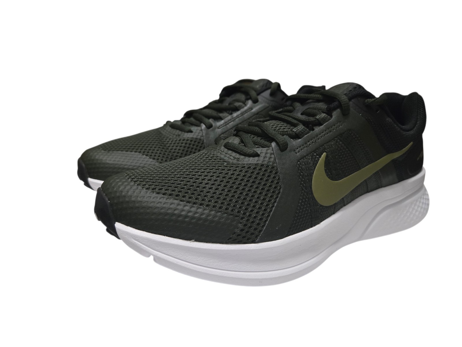Nike Run Swift 2 Men's Athletic Sneakers Sequoia Olive/Black/White Size 11.5