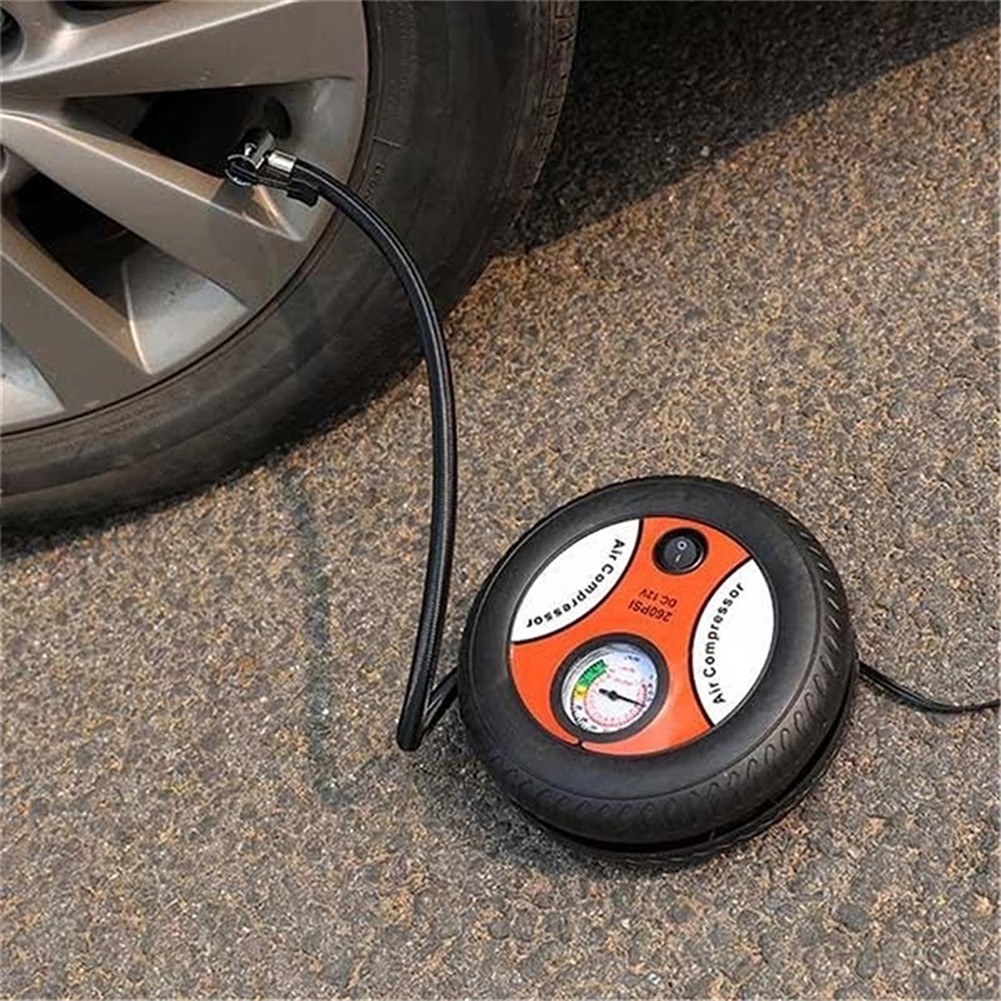 Suitable for Car Tires 12V Portable Air Compressor Wheel Inflator Pump