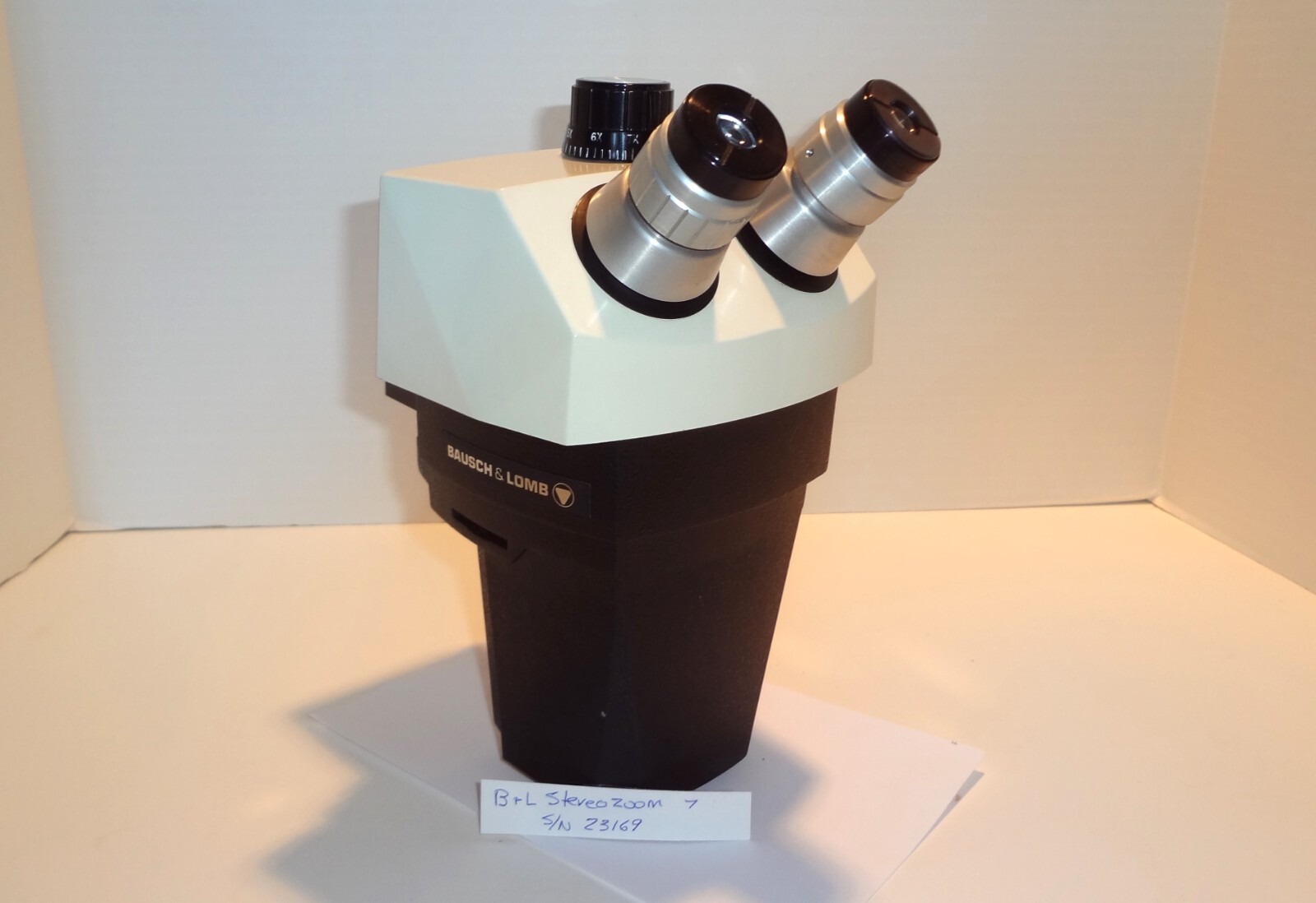 BAUSCH LOMB  B&L STEROZOOM 7  POWER POD  MAIN BODY S/N 23169**NICE**